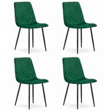  TURIN Stolica - tamnozeleni baršun x 4 | shoptok.hr