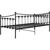  Posteljni okvir črn kovinski 90x200 cm, (20606290) | Shoptok.si