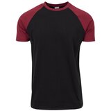 Urban Classics Raglan Contrast Tee blk/burgundy | shoptok.hr