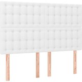  S oprugama i madracem bijeli 140x200 cm od umjetne kože | shoptok.hr