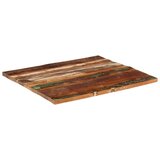  Pravokutna stolna ploča 70 x 80 cm 25 - 27 mm obnovljeno drvo | shoptok.hr