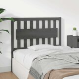  Uzglavlje za krevet sivo 105 5 x 4 x 100 cm od masivne borovine | shoptok.hr