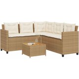  Vrtna sofa L-oblika sa stolom i jastucima od poliratana | shoptok.hr