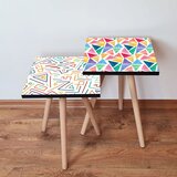 Hanah home 2Shp514 - multicolor multicolor nesting table (2 pieces) | ePonuda.com