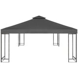  Nadomestna streha za paviljon 310 g/m² temno siva 3x3 m, (20580614) | Shoptok.si