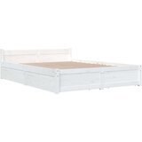  Za krevet s ladicama bijeli 135 x 190 cm 4FT6 bračni | shoptok.hr