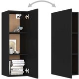  8-dijelni set TV ormarića crni od iverice | shoptok.hr