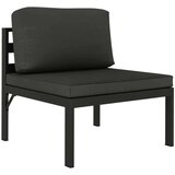  Vrtna sedežna garnitura 8-delna z blazinami aluminij antracit - - antracit siva - 46.3 - N/A - | Shoptok.si
