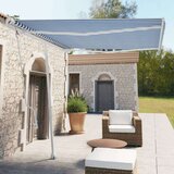  Prostostoječa avtomatska tenda 300x250 cm modra/bela, (20728724) | Shoptok.si