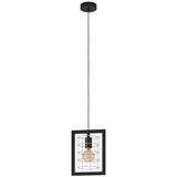 Eglo visilica Jubily 43662, 1x E27, 22 cm, crna/pocinčana Cijene