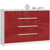 AKORD KOMODA K140 2D 4SZ CLP RDEČI GLOSS, (21703023) Cene