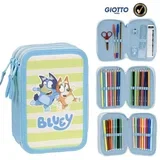 Bluey triple pencil case
