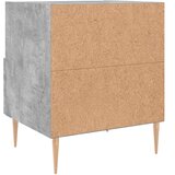  Noćni ormarići 2 kom boja betona 40x35x47,5cm konstruirano drvo | shoptok.hr