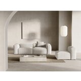 Cosmopolitan Design Bež sedežna garnitura iz rebrastega žameta 264 cm Bergano – | Shoptok.si