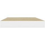  Plutajuće zidne police 4 kom hrast i bijele 40x23x3 8 cm MDF | shoptok.hr