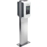 stojalo za 2 polnilni postaji za domačo uporabo KeContact P20 izvedba: za dva Wallboxa\, srebrne barve, (20999693)