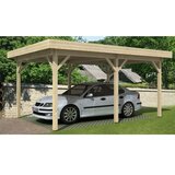 Male kuće Drvena vrtna kuća TENERIFE 380 × 536 cm – bez završnog krovnog pokrova | shoptok.hr