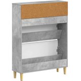  Ormar za cipele DELFT 78 x 24 x 103 cm Konstruirano drvo - Betonska siva | shoptok.hr