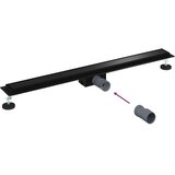  2 v 1 Odvod za prho Črna 90 cm Nerjaveče jeklo 304, (5000248859) | Shoptok.si