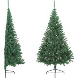  Umjetna polovica božićnog drvca sa stalkom zelena 180 cm PVC | shoptok.hr
