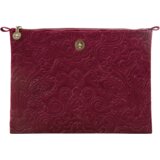 Pip Studio Plosnata kozmetička torbica Charly Samt Quilty Days, velika - crvena Cijene