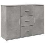 Maison Chic Komoda - Predalnik betonsko siva 90,5x29,5x65 cm inženirski les, (21718185) Cene