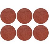 Kamen za hodanje 6 pcs Crvena Ø 44 x 2 cm Guma | Eponuda.com