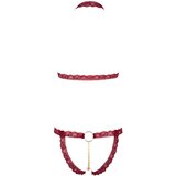 Cottelli set otvorenih grudnjaka s metalnim prstenovima (bordo) - M/L | shoptok.hr
