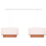  Duolla - Luster na sajli BOHO 2xE27/15W/230V bež/braon | Eponuda.com