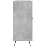  Komoda siva boja betona 90x34x80 cm od konstruiranog drva | shoptok.hr