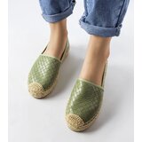Gemre Green espadrilles decorated with embossing Geoffrey | Shoptok.si