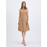 Orsay Light brown women's wrap dress - Women's | ePonuda.com