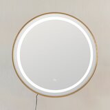 Ixia Stensko ogledalo z lučjo 60x60 cm – | Shoptok.si