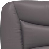 vidaXL Posteljni okvir z vzglavjem siva 120x200 cm umetno usnje | Shoptok.si