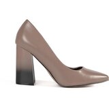  Beige pumps on a high heel Cene
