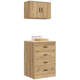 vidaXL Garažne omare 2 kosa artisan hrast inženirski les | Shoptok.si