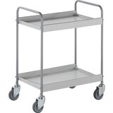 eurokraft pro Vrhunski voziček za serviranje, s 4 vrtljivimi kolesi, kolo s Ø 100 mm | Shoptok.si