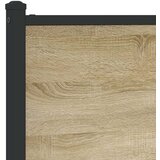 Metalni okvir kreveta bez madraca boja hrasta sonome 193x203 cm | shoptok.hr