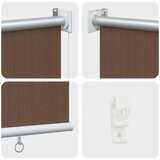  Vanjska roleta 90% blokada UV zraka Sivosmeđa 120 x 140 cm HDPE | shoptok.hr