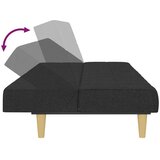  Dvosjed na razvlačenje od tkanine crni | shoptok.hr