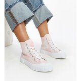 Gemre Pink high canvas sneakers Raissa | Shoptok.si