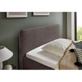 Meise Möbel Antracitno sivi tapecirani bračni krevet s prostorom za odlaganje s podnicom 140x200 cm Primo – | shoptok.hr