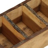  Pladnji 4 kosa 30x14x9 cm Masivno leseno ponovno pridobljeno | Shoptok.si