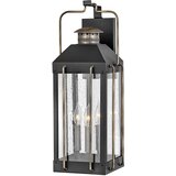 Elstead Lighting Elstead Hinkley Fitzgerald Zunanja stenska svetilka, teksturirana črna z brušenim bronom, IP44, (22099805) | Shoptok.si