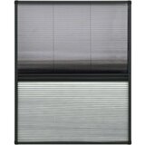 vidaXL Nabrani zaslon protiv insekata za prozore aluminijski 60x80 cm | shoptok.hr
