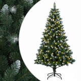  Umjetno božićno drvce 120 cm 150 LED lampica Topla bijela | shoptok.hr