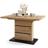  Piano Sto na Razvlačenje Svetli Hrast-Crni ( 1629 ) Cene