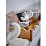Bloomingville Modro-kremno bele lončene skodelice v kompletu za espresso 2 ks 55 ml Hezha – | Shoptok.si