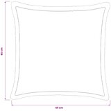  Presvlaka za jastuk 12 pcs HOUTEN Crna 45 x 45 cm Flanel | shoptok.hr