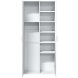 vidaXL Visoka omara bela 80x35x180 cm inženirski les | Shoptok.si